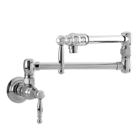 Newport Brass Pot Filler, Wall Mount in Antique Nickel 9482-15A